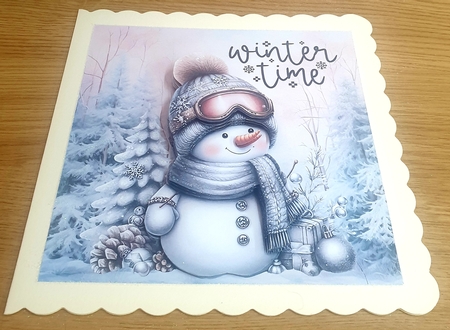 A Silver Snowman by Margaret Scott