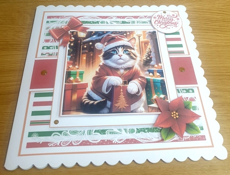 A Cats Christmas Tale Card & Toppers Set by Margaret Scott