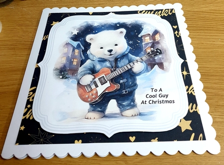 Polar Bear Rockstar Toppers / Frames CU4CU /PU/ CU by Margaret Scott