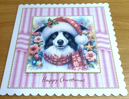 Christmas Decoration Dogs 13 by Margaret Scott