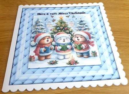 Bear carol singers by Margaret Scott