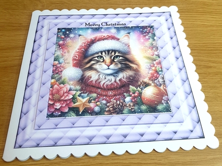 Padded Frames-Jolly Christmas by Margaret Scott