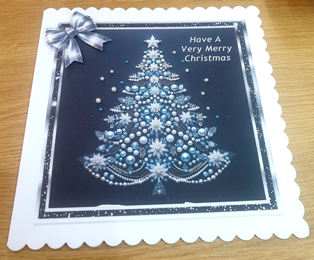 Blue Pearl Christmas Tree by Margaret Scott