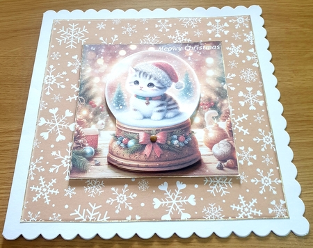 Snow Globe Kittens by Margaret Scott