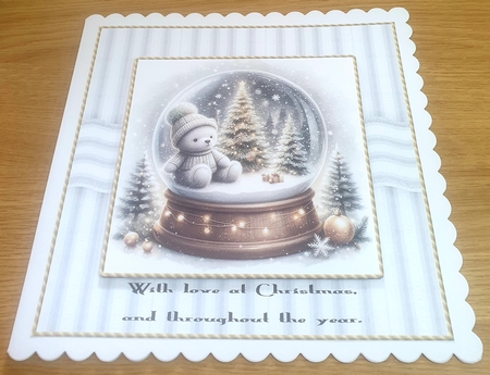 Snow Globe Bears 2 by Margaret Scott