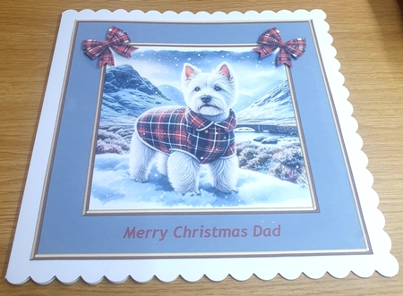 Highland Winter Walk Dogs 5 by Margaret Scott