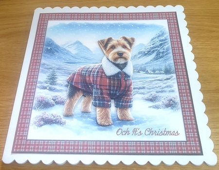 Highland Winter Walk Dogs 6 by Margaret Scott