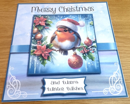 Santas Robin by Margaret Scott