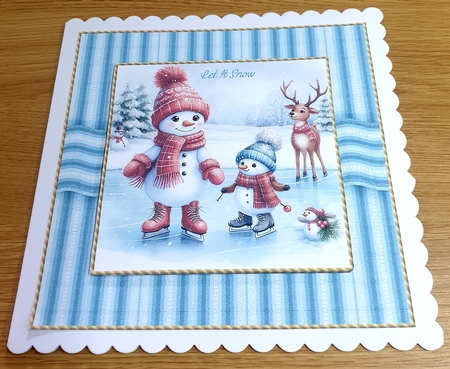 Wave n Stripe Frames-Winter Wonderland by Margaret Scott