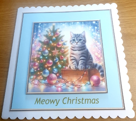 Christmas Tree Cats  by Margaret Scott