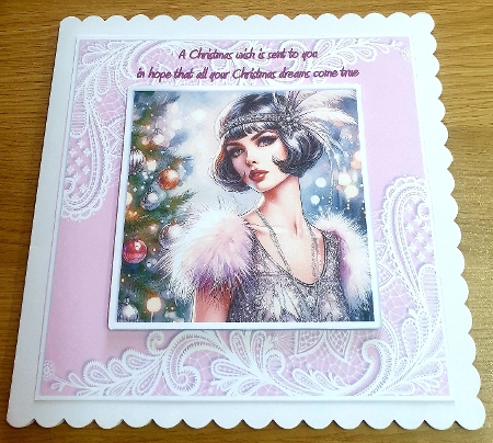 Christmas Flapper Girls 3 by Margaret Scott