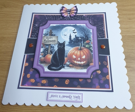 HALLOWEEN BLACK CAT by Margaret Scott