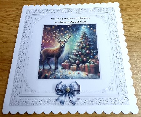 Christmas Lights stag backgrounds kit by Margaret Scott