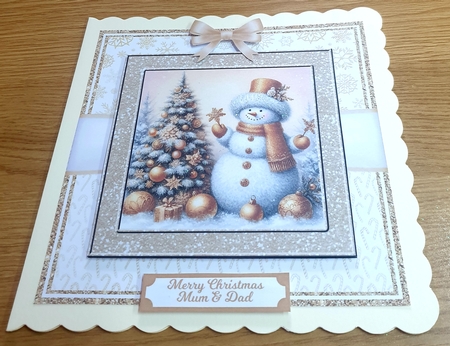 GOLD SNOWMAN by Margaret Scott