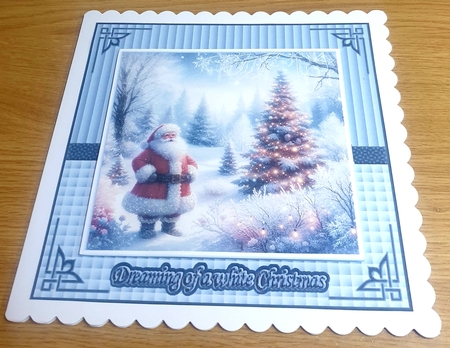 Winter Wonderland Santa  by Margaret Scott