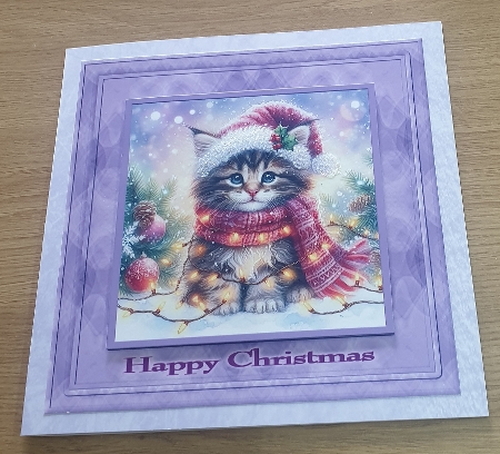 Tangled Christmas Kitten 2 by Margaret Scott