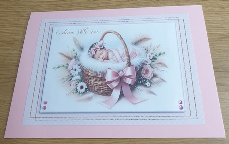 Welcome Baby Girl by Margaret Scott
