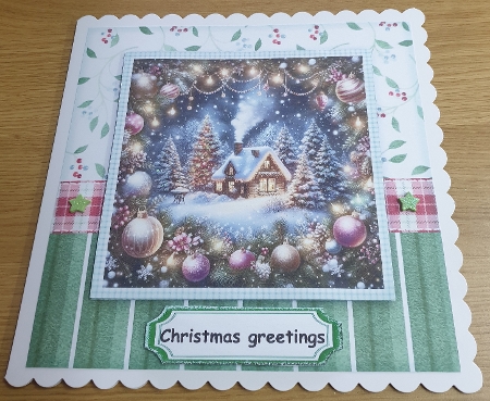 Christmas Cottage 2 by Margaret Scott