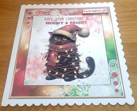Christmas Cheer 6 x 7x7ins topper kit with inserts by Margaret Scott
