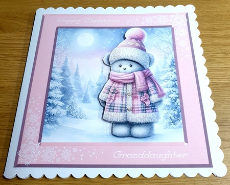 1/2 inch Metallic Effect Double Corner Snowflake Frames 2 by Margaret Scott