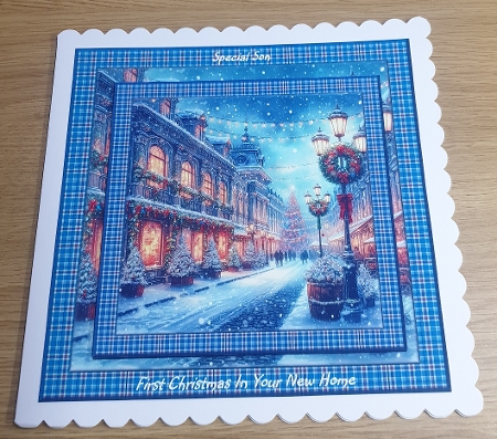 Christmas Street 1 by Margaret Scott