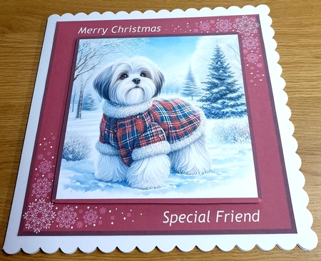 Winter Country Park  Dogs 13 by Margaret Scott