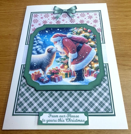 SANTA ON THE FARM by Margaret Scott
