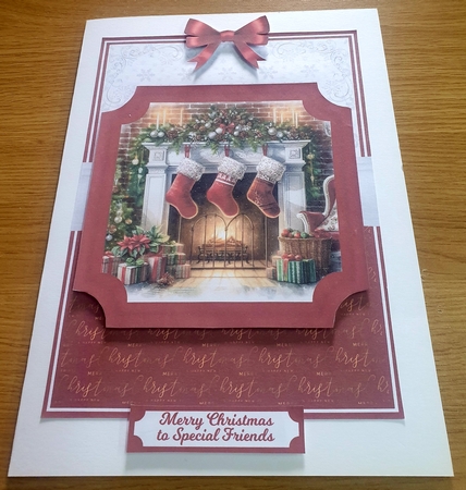 CHRISTMAS FIREPLACE by Margaret Scott