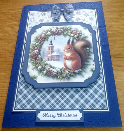 WOODLAND ANIMALS WITH CHURCH by Margaret Scott