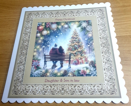  Christmas Bench  by Margaret Scott