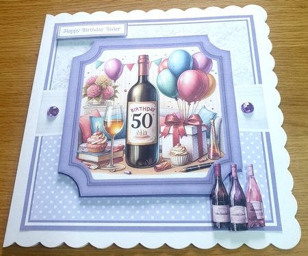 BIRTHDAY WINE - 30, 40, 50 by Margaret Scott