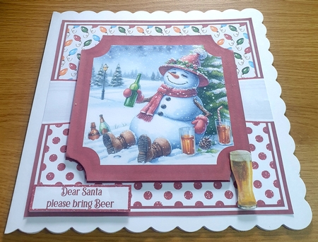 TIPSY SNOWMAN by Margaret Scott