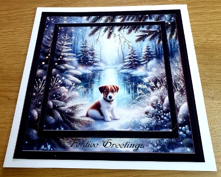 Winter Pond Pups 5 by Margaret Scott