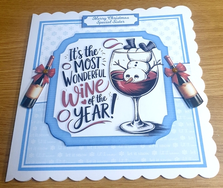 WINEY SNOWMAN by Margaret Scott
