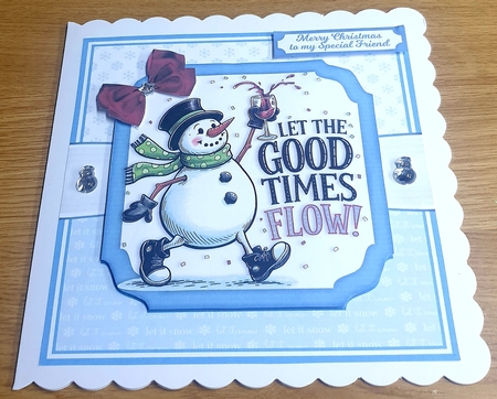 WINEY SNOWMAN by Margaret Scott