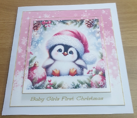 Festive Pengie by Margaret Scott