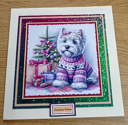 Christmas jumper day Westies by Margaret Scott