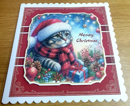 Beautiful Golden Border Frames-Christmas Joy by Margaret Scott