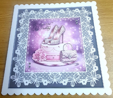 Sparkle Shoe Cake 1 by Margaret Scott