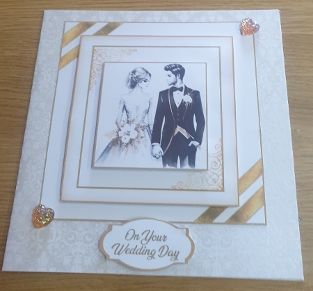 Wedding Day Cards Pack of Two - Various front plates to use. by Margaret Scott