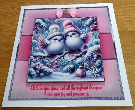 Cute Little Snow Birds - Illustrations for Cards by Margaret Scott