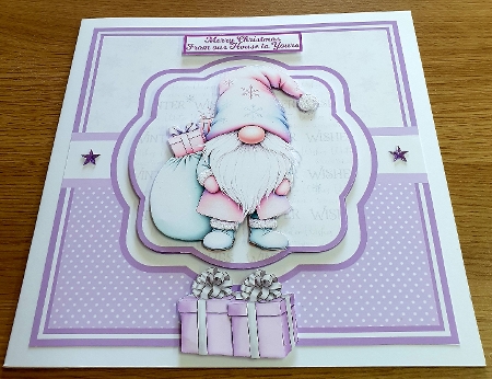 CHRISTMAS GNOMES - PASTEL by Margaret Scott