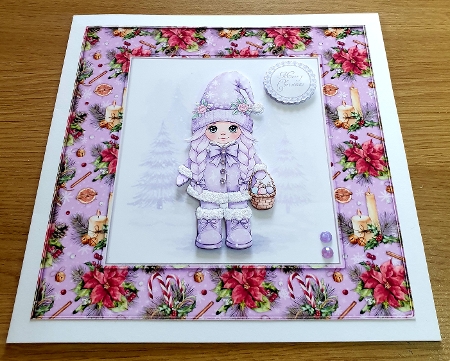 Cute Winter Gnomie  by Margaret Scott