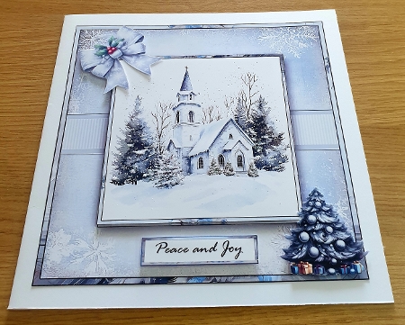 cup1385876_124264 - White Christmas Church - Mini Kit