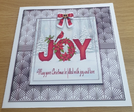 Festive Joy cardinal  by Margaret Scott