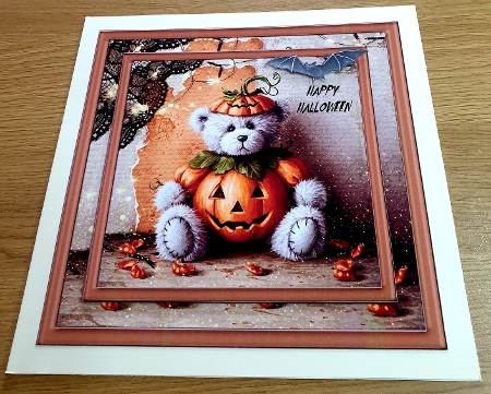 Cute Pumpkin Bear by Margaret Scott