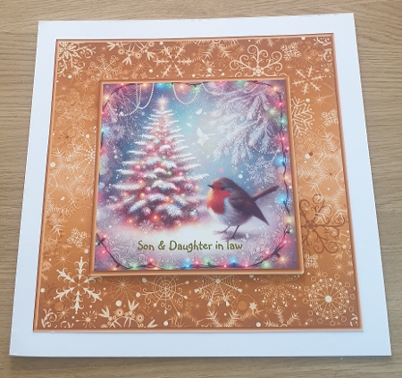 Vintage Festive Robins by Margaret Scott