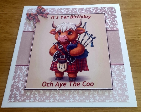 Bagpipe Cow  by Margaret Scott