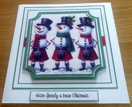 scottish snowmen by Margaret Scott