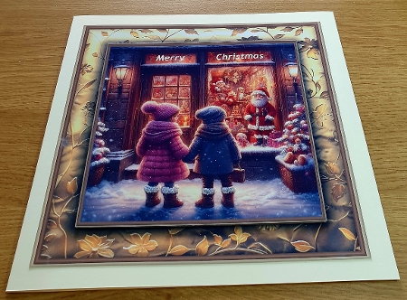 Santa Window  by Margaret Scott